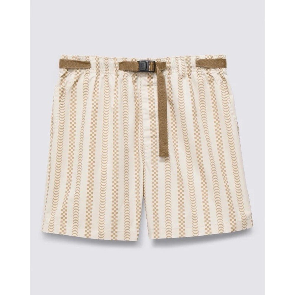 Vans x Spitfire Wheels Womens Medium Cream Tan Turtledove Belted Shorts